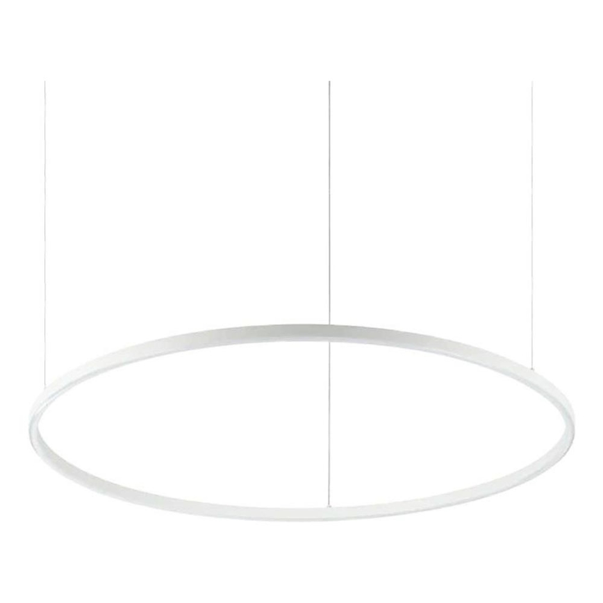 Ideal Lux - Lampadario LED dimmerabile a sospensione su cavo ORACLE SLIM LED/42W/230V 3000K CRI 90 Ø 90 cm bianco