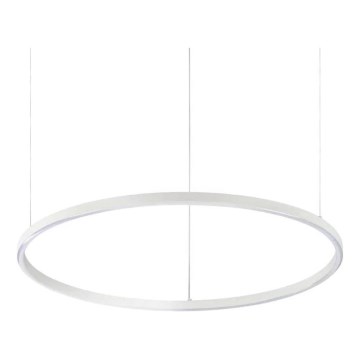 Ideal Lux - Lampadario LED dimmerabile su cavo ORACLE SLIM LED/40W/230V 3000K CRI 90 Ø 70 cm bianco