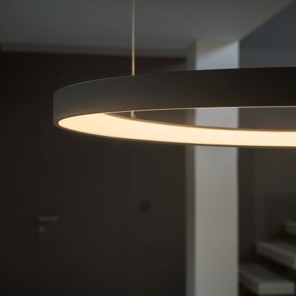 Ideal Lux - Lampadario LED a cavo GEMINI LED/36W/230V 4000K diam. 42,5 cm CRI 90 nero