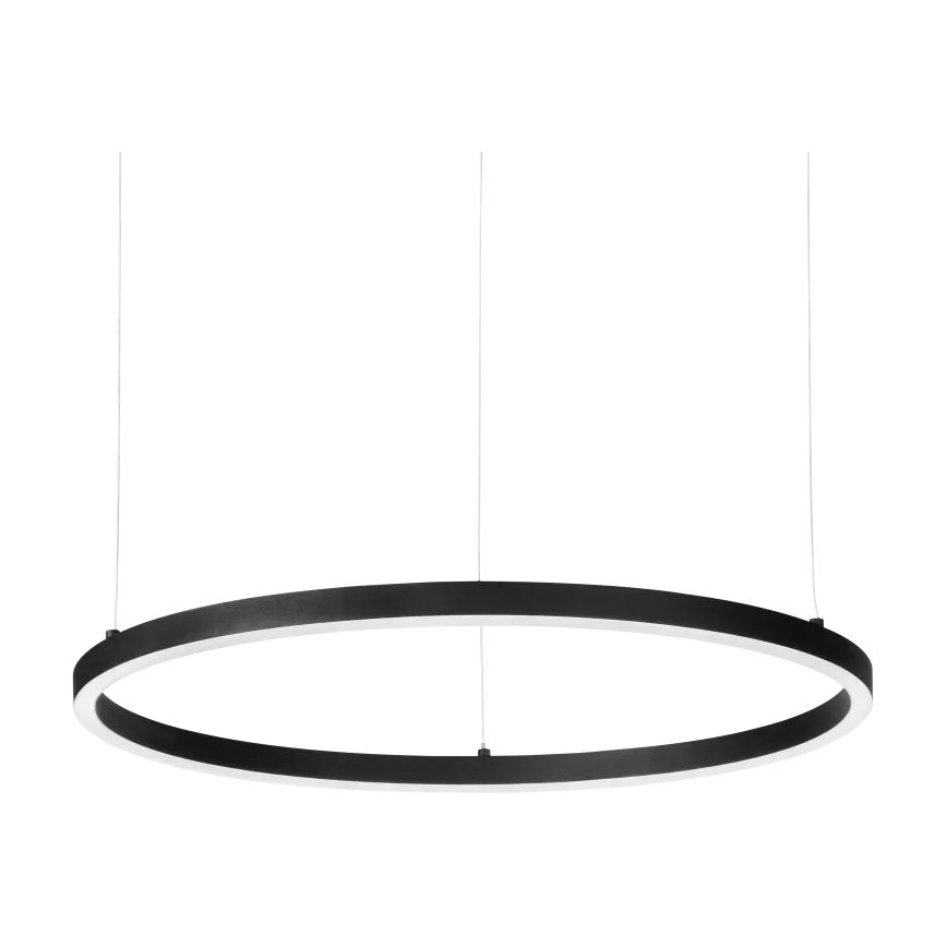 Ideal Lux - Lampada a sospensione LED su cavo ORACLE SLIM LED/53W/230V 2700K IRC 90 Ø 90 cm nero