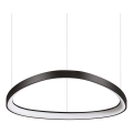 Ideal Lux - Lampadario LED sospeso con cavo GEMINI LED/47W/230V 2700K Ø 61 cm CRI 90 nero