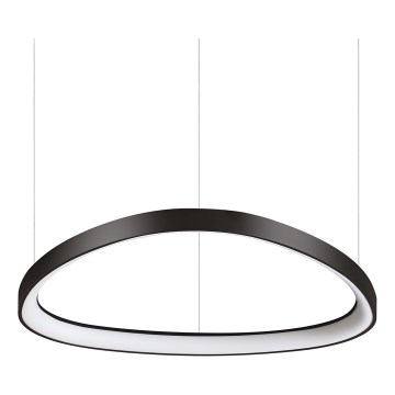 Ideal Lux - Lampadario LED sospeso con cavo GEMINI LED/47W/230V 2700K Ø 61 cm CRI 90 nero