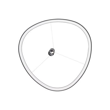 Ideal Lux - Lampadario LED sospeso con cavo GEMINI LED/47W/230V 2700K Ø 61 cm CRI 90 nero