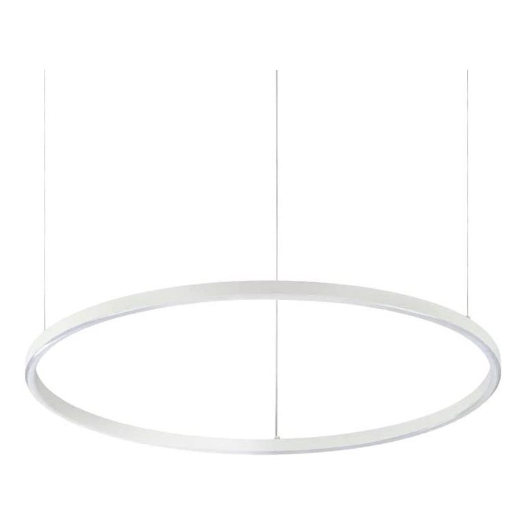 Ideal Lux - Lampadario LED sospeso con cavo ORACLE SLIM LED/37W/230V 4000K CRI 90 Ø 70 cm bianco