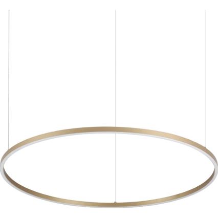 Ideal Lux - Lampadario LED a sospensione con cavo ORACLE SLIM LED/53W/230V 3000K CRI 90 Ø 90 cm oro