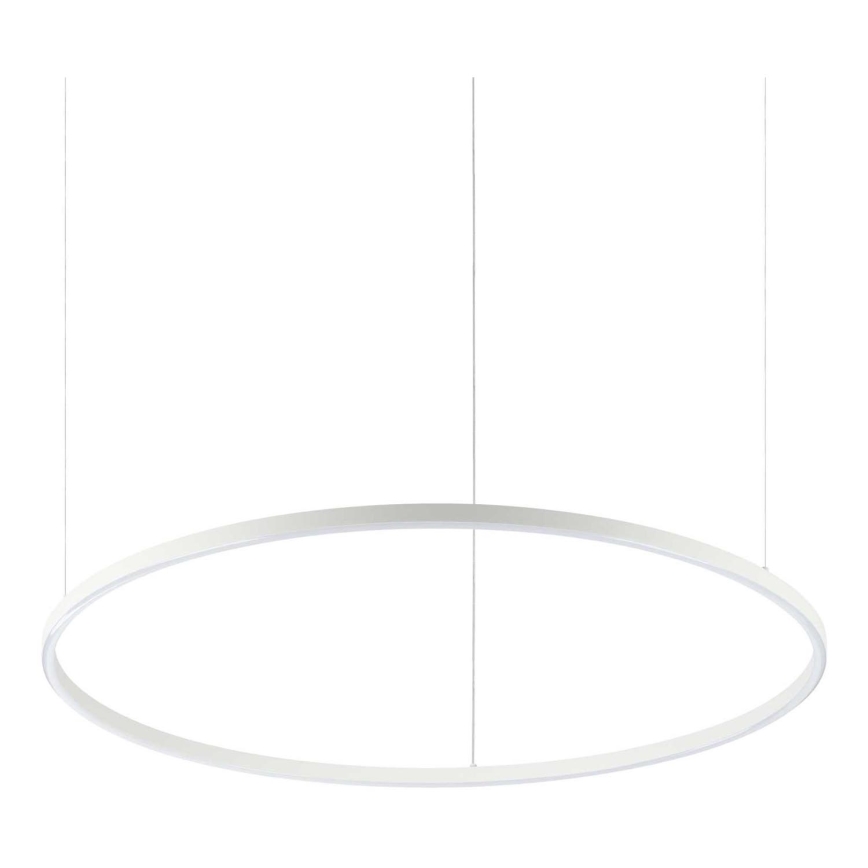 Ideal Lux - Lampadario LED sospeso su cavo ORACLE SLIM LED/53W/230V 4000K CRI 90 Ø 90 cm bianco