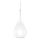 Ideal Lux - Lampadario sospeso a cavo KALIQUE 1xE27/42W/230V Ø 18 cm trasparente