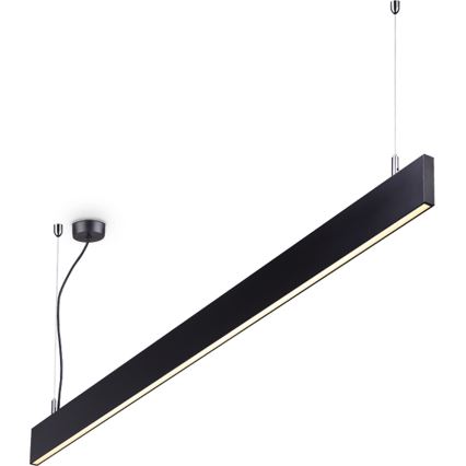 Ideal Lux - Lampadario sospeso a cavo LINUS LED/32W/230V 3000K CRI 90 120 cm nero