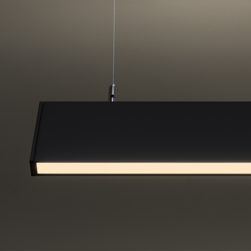 Ideal Lux - Lampadario sospeso a cavo LINUS LED/32W/230V 3000K CRI 90 120 cm nero