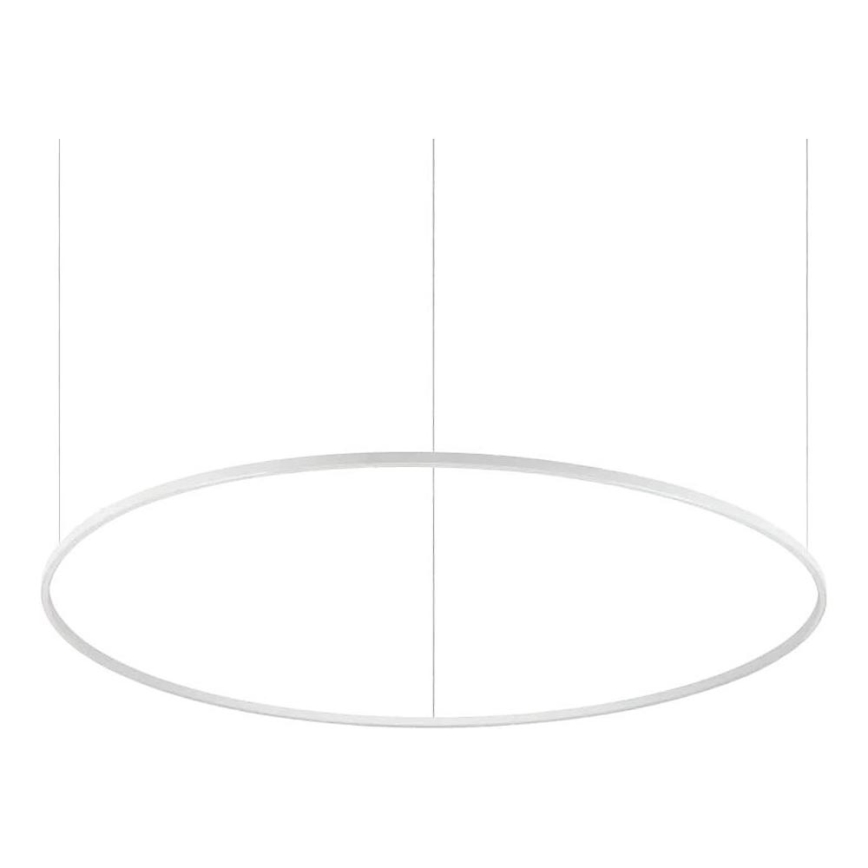 Ideal Lux - Lampadario sospeso a cavo ORACLE SLIM LED/83W/230V 3000K CRI 90 Ø 150 cm bianco