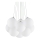Ideal Lux - Lampadario sospeso con cavi MAPA, 11xE14/40W/230V, diam. 58 cm, bianco