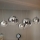 Ideal Lux - Lampadario sospeso con cavo NEMO PLUS 5xE27/42W/230V cromo lucido/grigio fumé