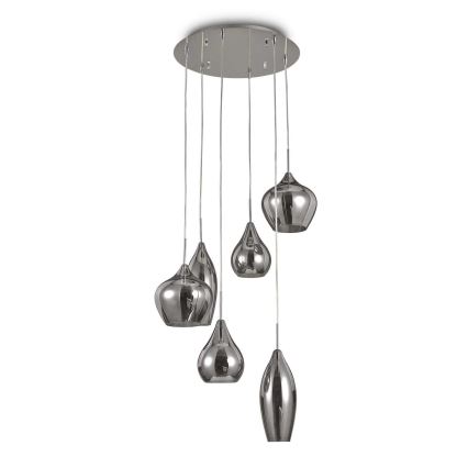 Ideal Lux - Lampadario su filo SOFT 6xE14/40W/230V