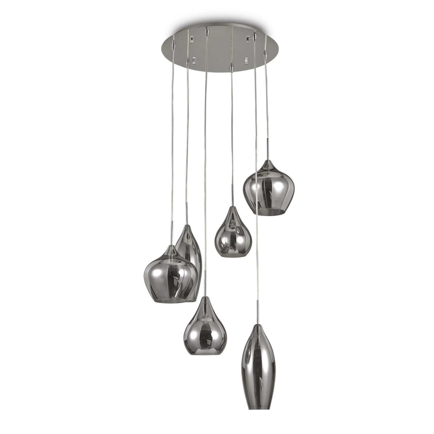 Ideal Lux - Lampadario su filo SOFT 6xE14/40W/230V