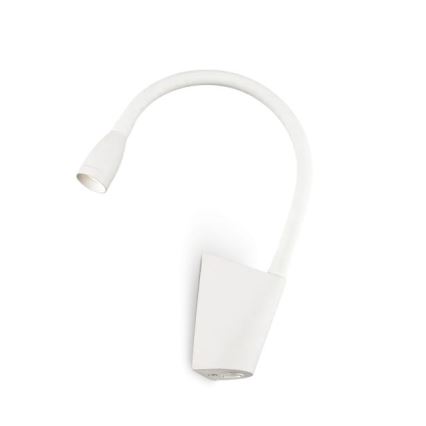 Ideal Lux - LED Flessibile piccola lampada GOOSE LED/3W/230V CRI 90 bianco