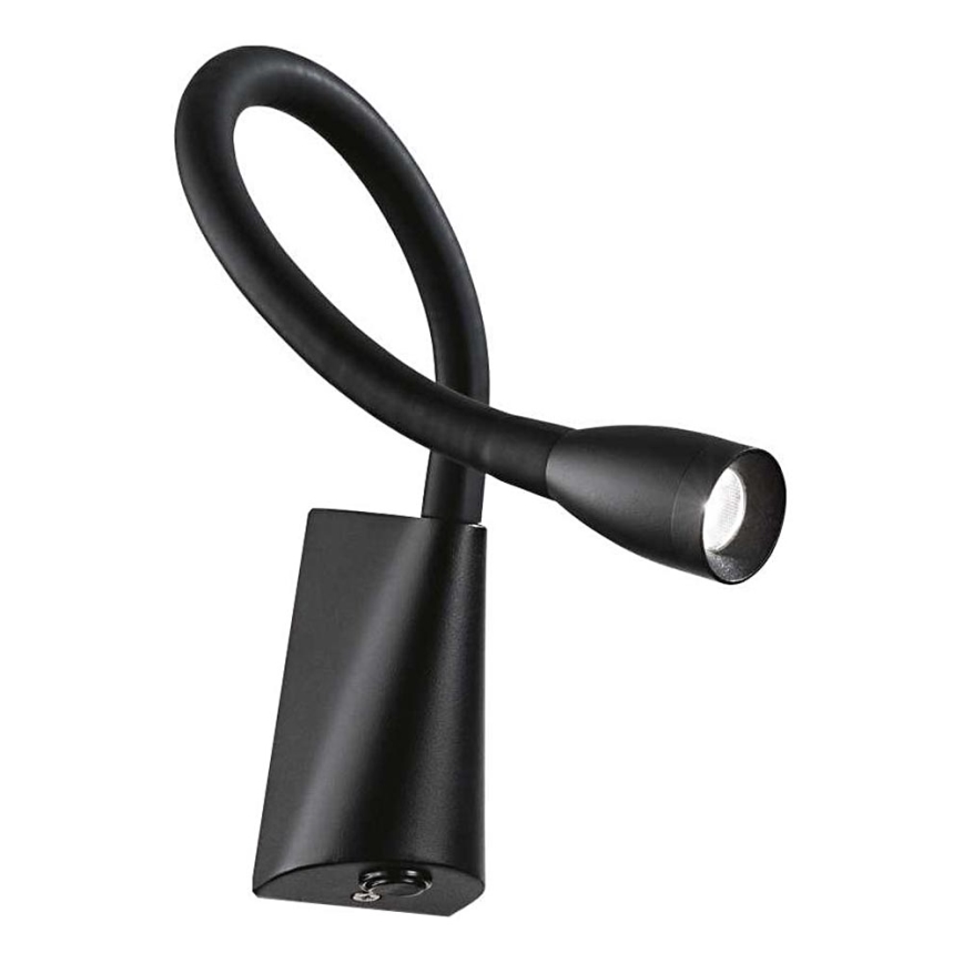 Ideal Lux - LED Flessibile piccola lampada GOOSE LED/3W/230V CRI 90 nero