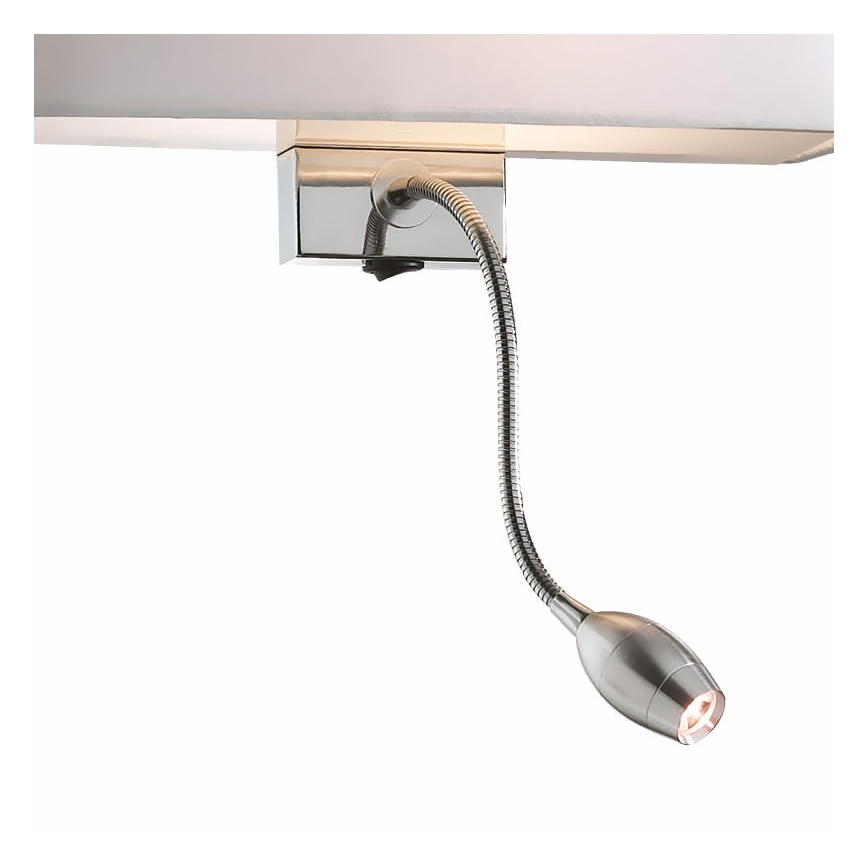 Ideal Lux - LED Lampada flessibile da muro HOTEL 1xE27/60W + LED/1,5W/230V