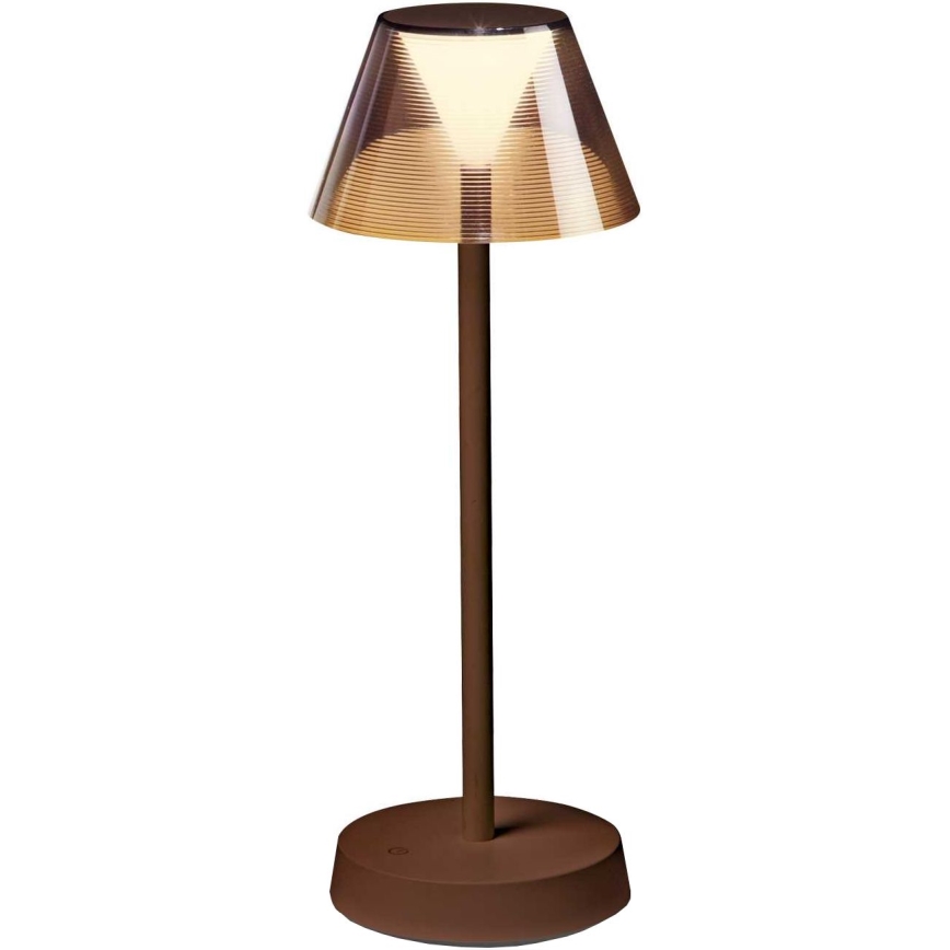 Ideal Lux - LED Lampada touch dimmerabile LOLITA LED/2,8W/5V 2200 mAh IP54 marrone