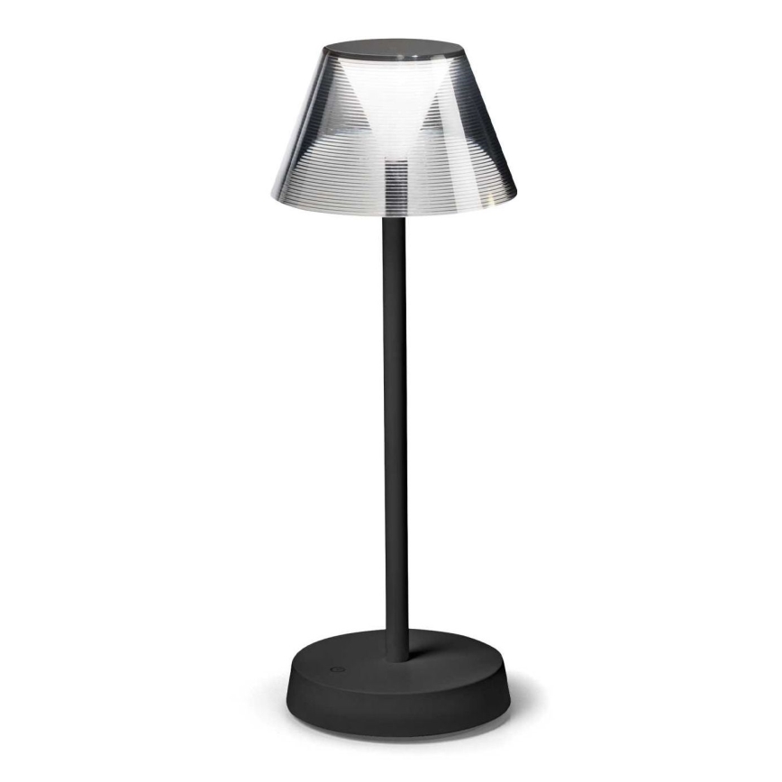 Ideal Lux - LED Lampada touch dimmerabile LOLITA LED/2,8W/5V 2200 mAh IP54 nero