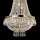 Ideal Lux - LED Lampadario di cristallo a sospensione con catena CAESAR 12xG9/3W/230V diametro 55 cm oro