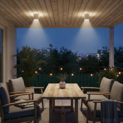 Ideal Lux - Luce Spot da bagno GUN 1xGU10/28W/230V IP44 bianco