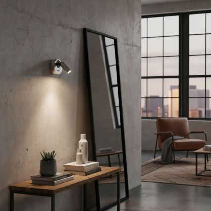 Ideal Lux - Luce Spot da parete a LED BEAN LED/3W/230V CRI 90 cromo lucido