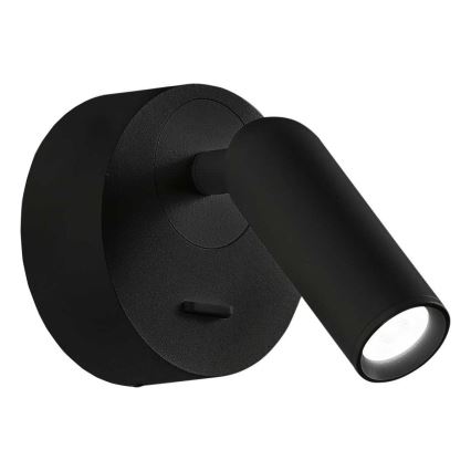 Ideal Lux - Luce Spot da parete a LED BEAN LED/3W/230V CRI 90 nero