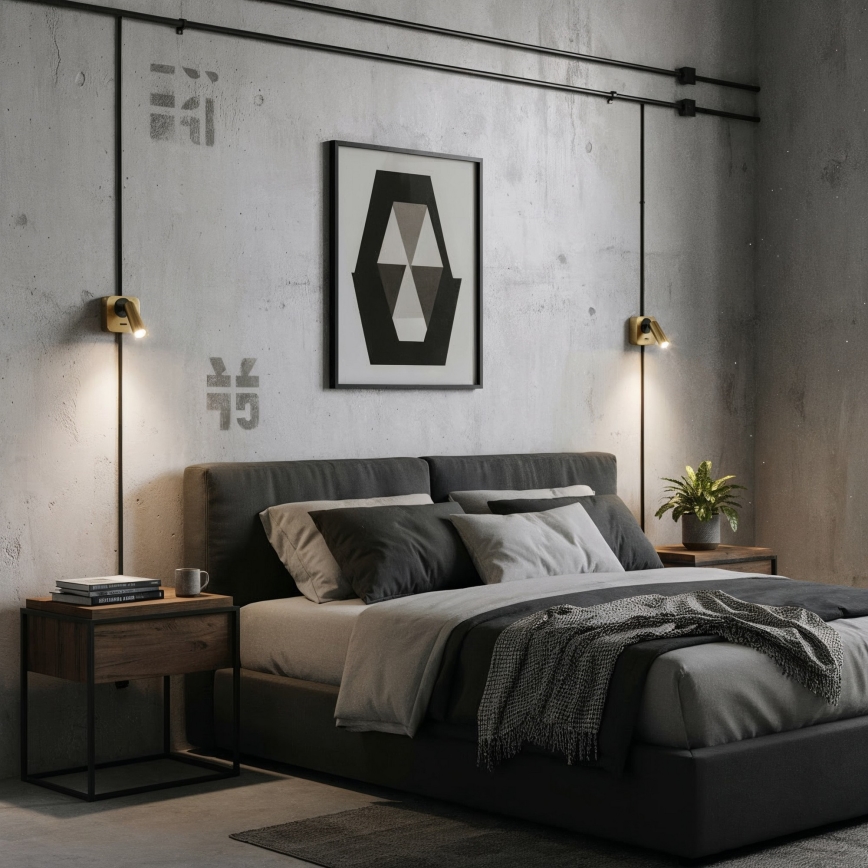 Ideal Lux - Luce Spot da parete a LED BEAN LED/3W/230V CRI 90 oro