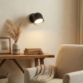 Ideal Lux - Luce Spot da parete a LED DODO 1xGX53/9W/230V nero