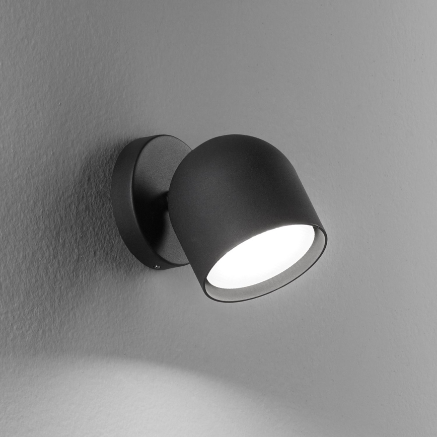 Ideal Lux - Luce Spot da parete a LED DODO 1xGX53/9W/230V nero