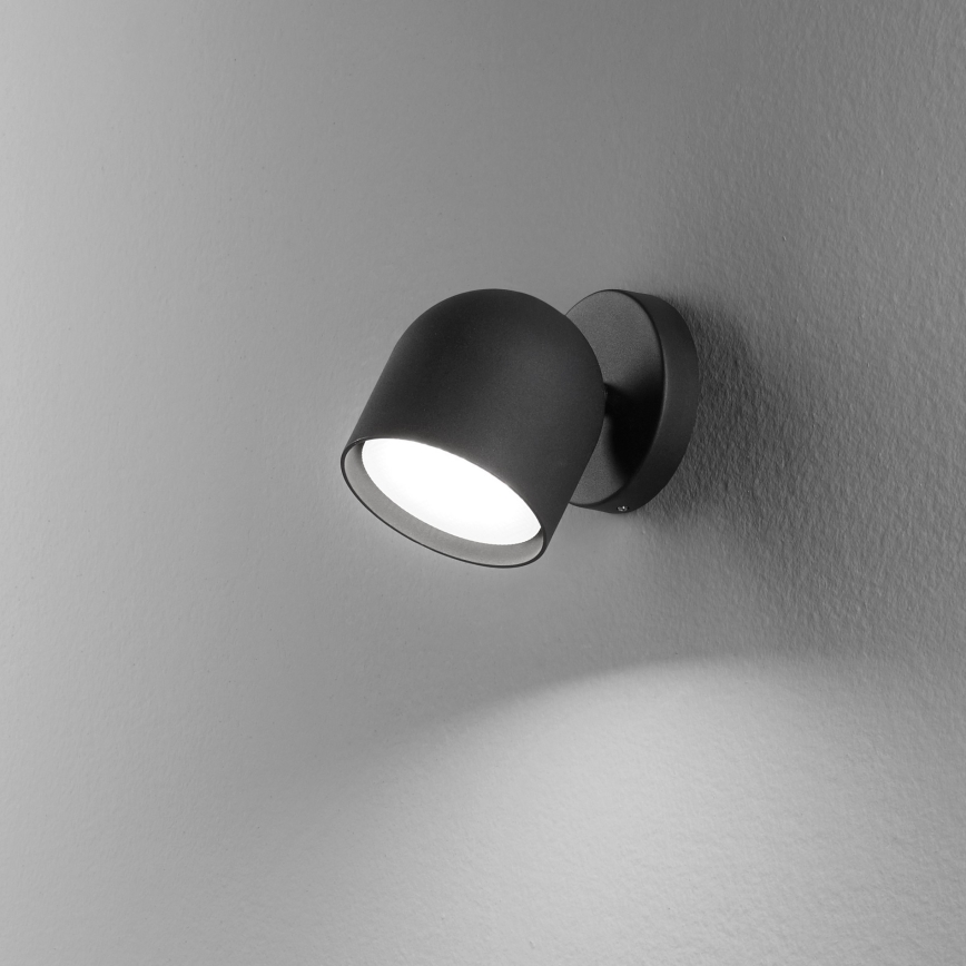 Ideal Lux - Luce Spot da parete a LED DODO 1xGX53/9W/230V nero