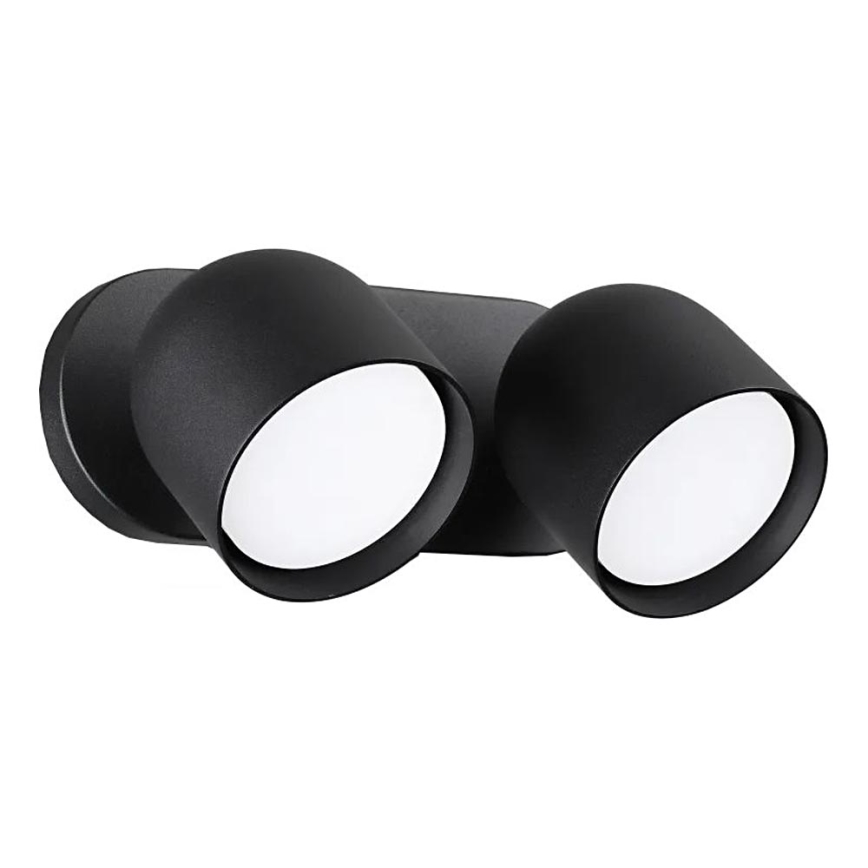 Ideal Lux - Luce Spot da parete a LED DODO 2xGX53/9W/230V nero
