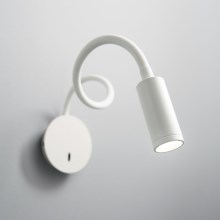 Ideal Lux - Luce Spot da parete a LED FOCUS LED/3,5W/230V CRI 90 bianco