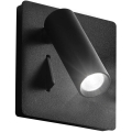Ideal Lux - Luce Spot da parete a LED LITE LED/3W/230V nero