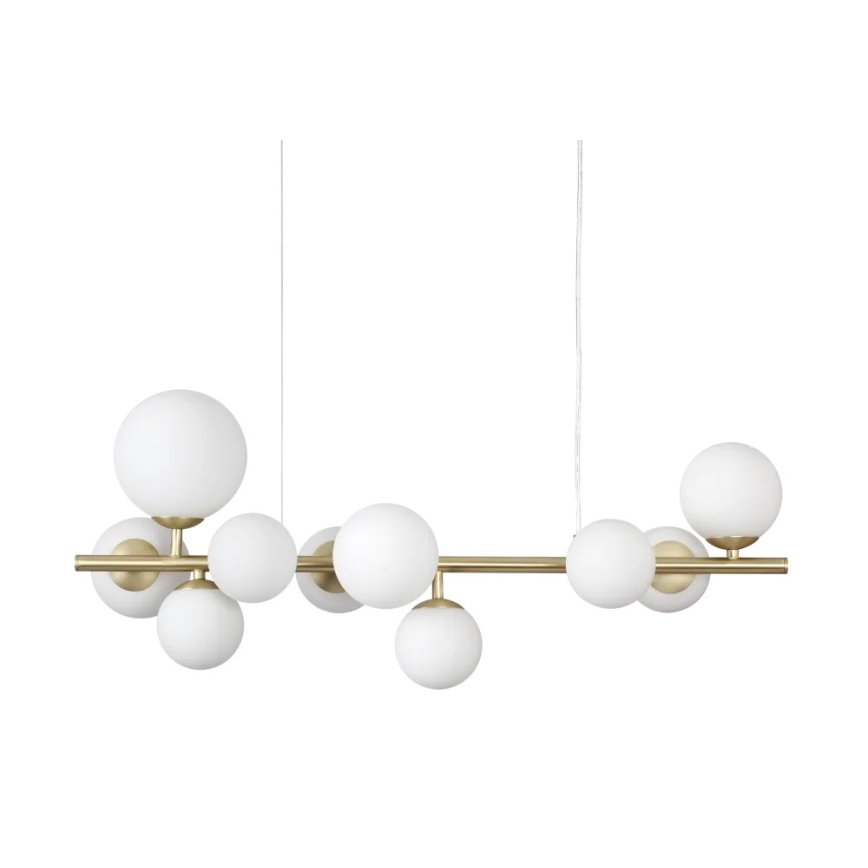 Ideal Lux - Paralume di ricambio per lampadario/apparecchio/lampada PERLAGE, Ø 12 cm, bianco