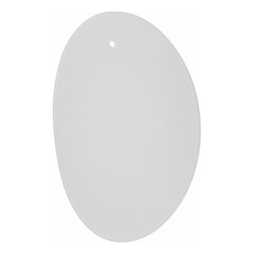 Ideal Lux - Paralume di ricambio per lampadario e plafoniera OVALINO, bianco