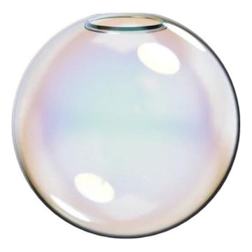 Ideal Lux - Paralume di ricambio per lampadario MAPA diametro 10 cm limpido