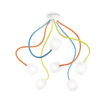 Ideal Lux - Paralume di ricambio per lampadario OCTOPUS G9 Ø 10 cm, bianco