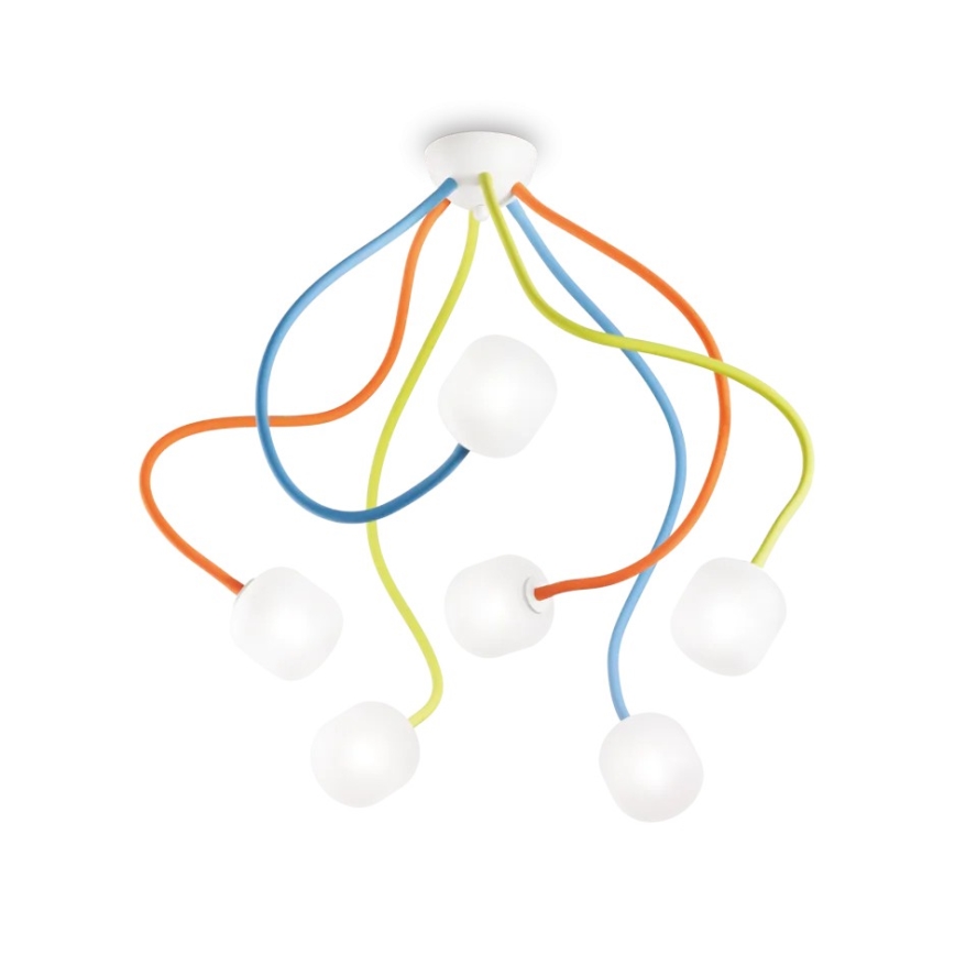 Ideal Lux - Paralume di ricambio per lampadario OCTOPUS G9 Ø 10 cm, bianco