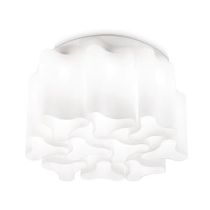 Ideal Lux - Plafoniera COMPO 10xE27/52W/230V diam. 73,5 cm bianca