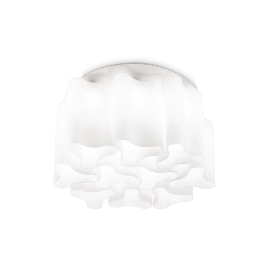 Ideal Lux - Plafoniera COMPO 10xE27/52W/230V diam. 73,5 cm bianca