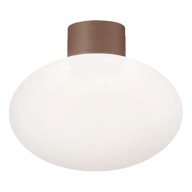 Ideal Lux - Plafoniera da esterno CLIO 1xE27/42W/230V IP44 marrone