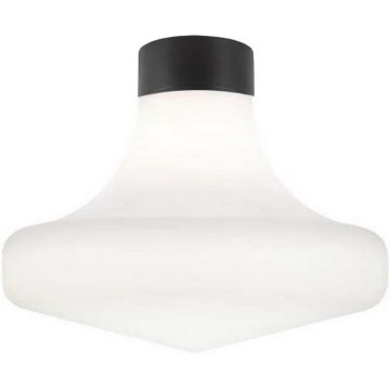 Ideal Lux - Plafoniera da esterno CLIO 1xE27/42W/230V IP44 nera