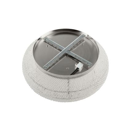 Ideal Lux - Plafoniera di cristallo PASHA 10xE14/40W/230V diametro 55 cromo lucido
