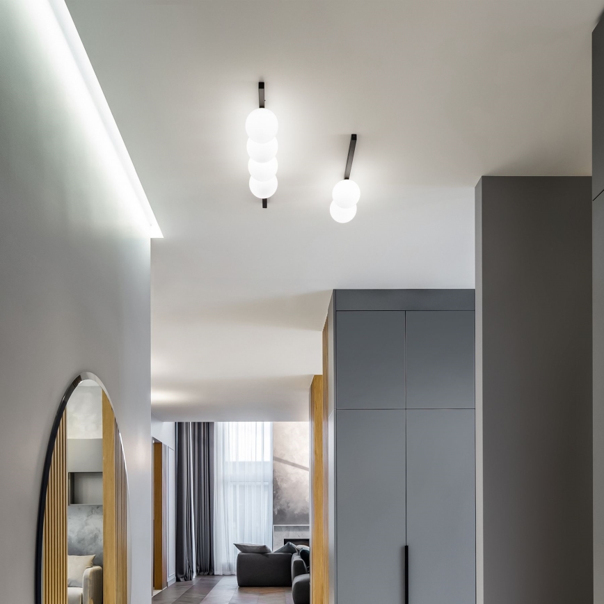 Ideal Lux - Plafoniera LED BINOMIO 4xG9/3W/230V nero