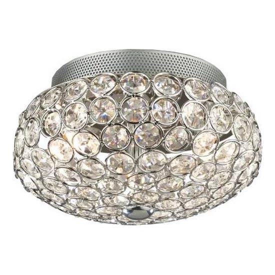 Ideal Lux - Plafoniera LED di cristallo KING 3xG9/3W/230V diametro 25,5 cm cromo lucido