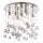 Ideal Lux - Plafoniera LED di cristallo MOONLIGHT 8xG9/3W/230V diametro 40 cm cromo lucido