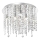 Ideal Lux - Plafoniera LED di cristallo ROYAL 8xG9/3W/230V diametro 40 cm cromo lucido
