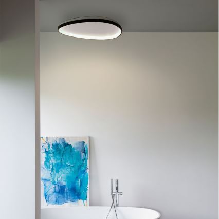 Ideal Lux - Plafoniera LED dimmerabile GEMINI LED/42W/230V diametro 81 cm CRI 90 nero