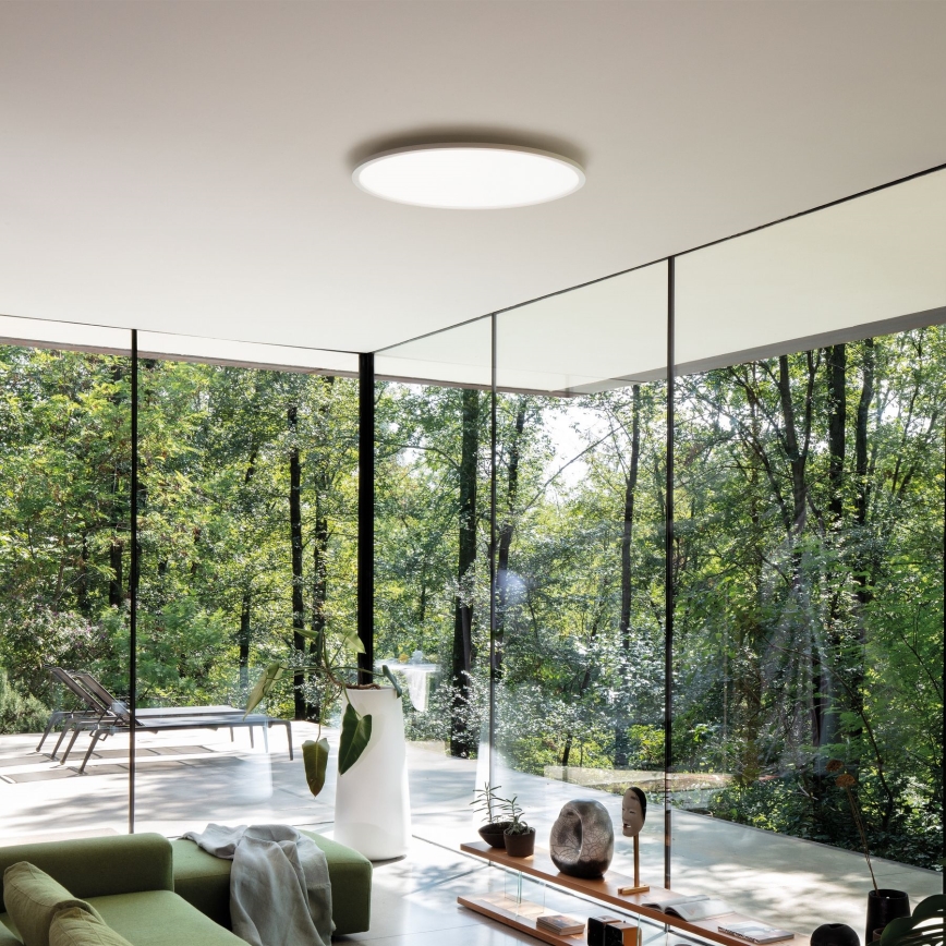 Ideal Lux - Plafoniera LED FLY LED/26W/230V 2700K diametro 45 cm CRI 90 IP40 bianco
